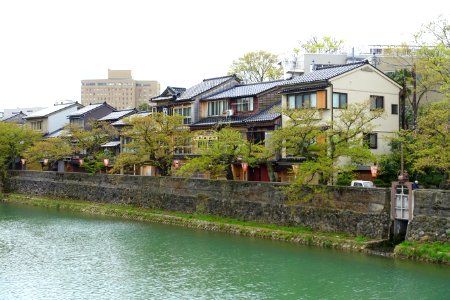 Kazuemachi and the Asano River - Kanazawa, Japan - DSC00068