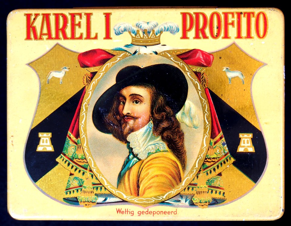 Karel I Profito sigarenblikje