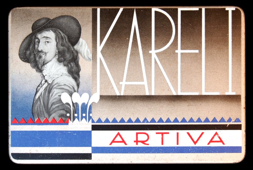 Karel I Artiva sigarenblikje