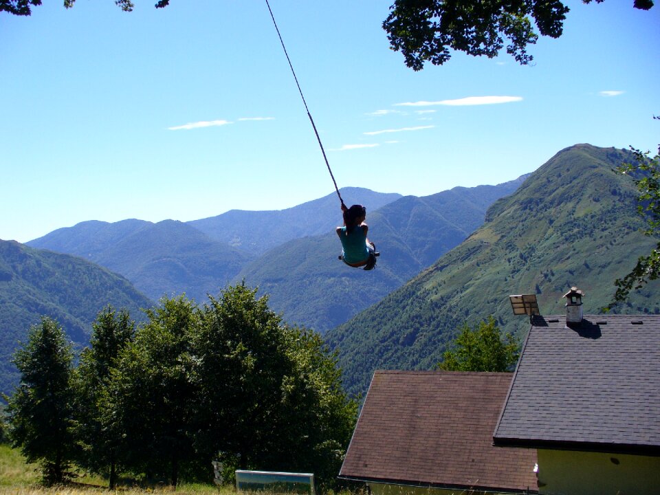 Swing montevecchio mountain