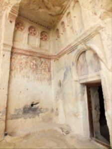 Karanlık Kilise yemekhane duvar süslemeleri