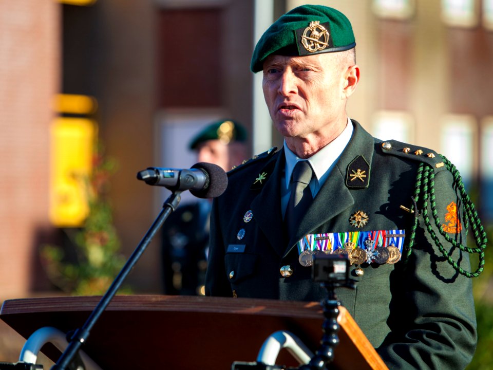 KCT-commandant kolonel Jelte Groen