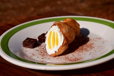 Pastries waffle stuffed waffle