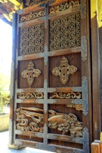 Karamon door, 2 of 2, Toyokuni Shrine - Kyoto, Japan - DSC07265