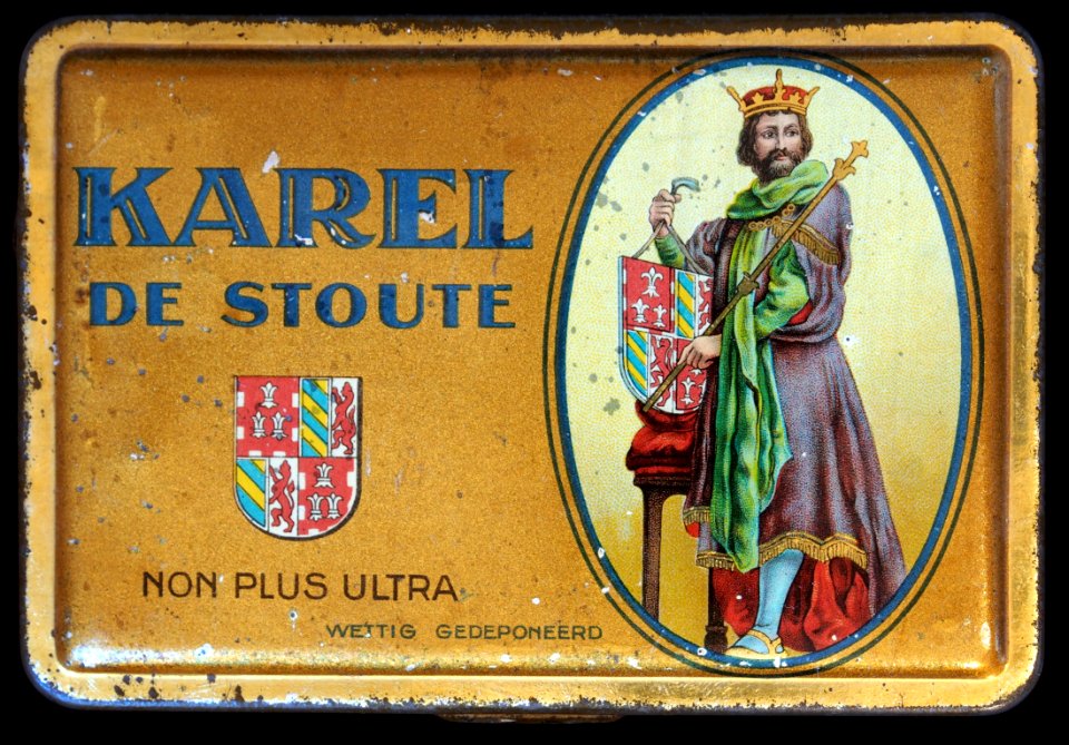 Karel de Stoute sigarenblikje