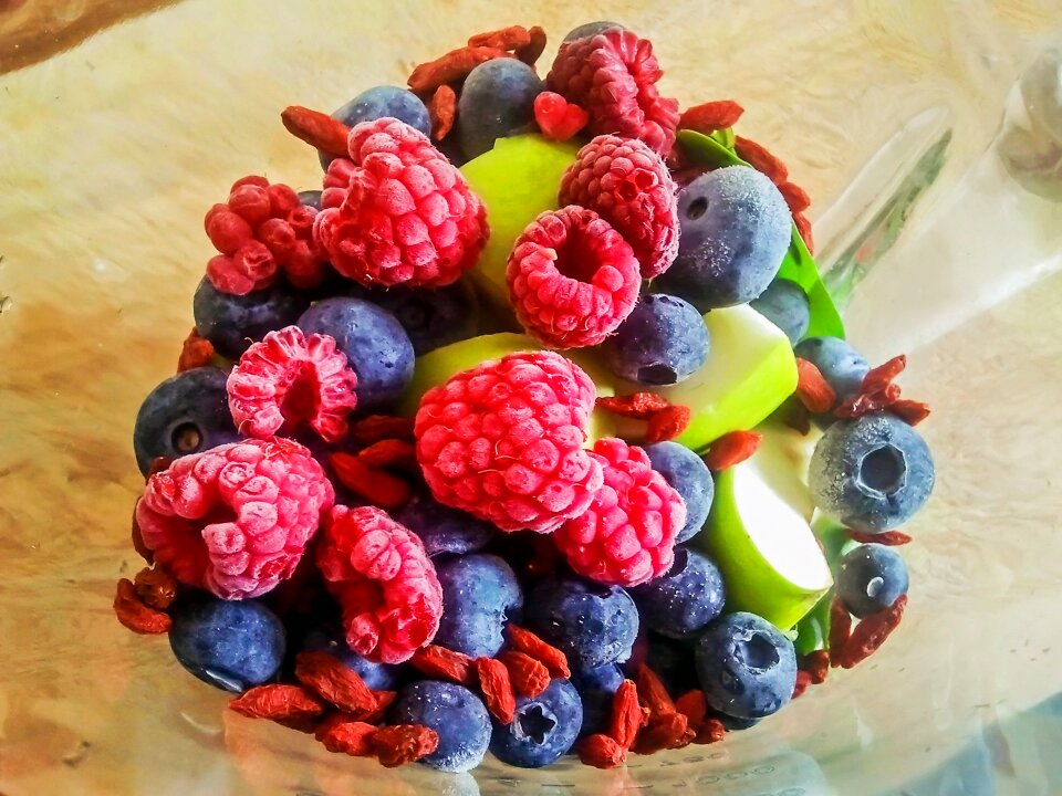 Malina smoothie berries