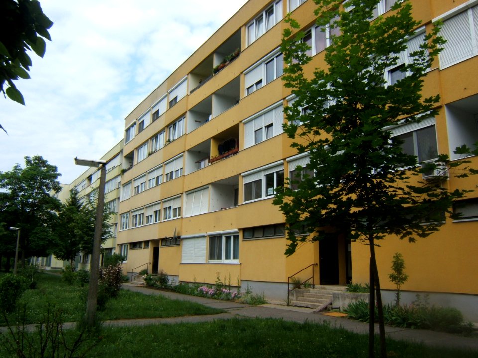Kaposvár, tipikus ház a Kinizsi lakótelepen