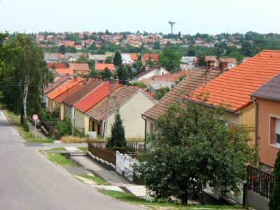 Kaposhegy látképe nyugatról