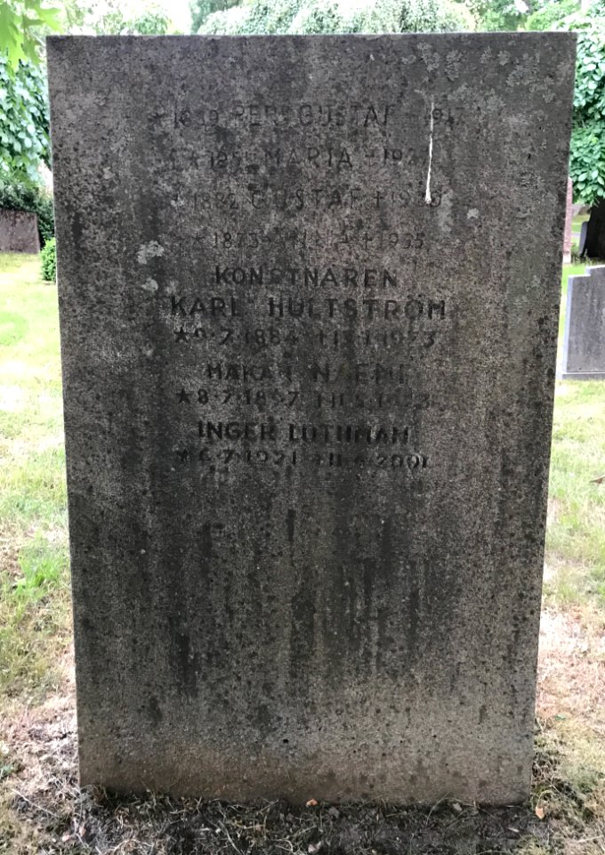 Karl Hulströms grav