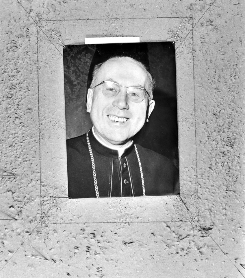 Kardinaal dr. Franz Konig (president secretariaat voor ongelovigen), kop, Bestanddeelnr 921-9981
