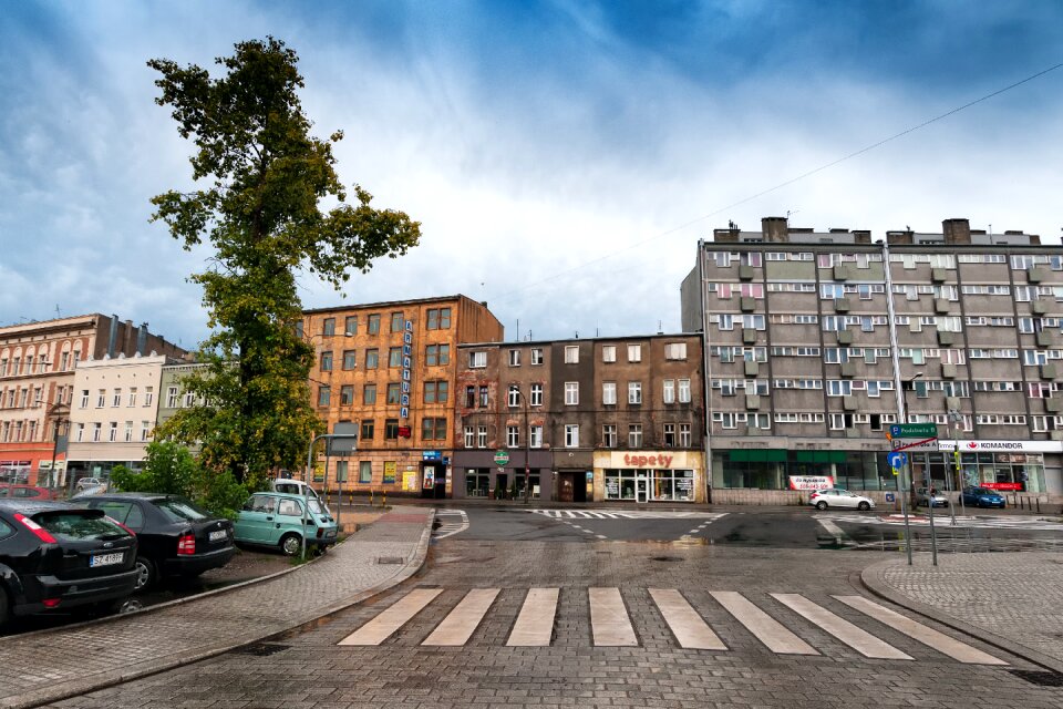 Gliwice downtown poland