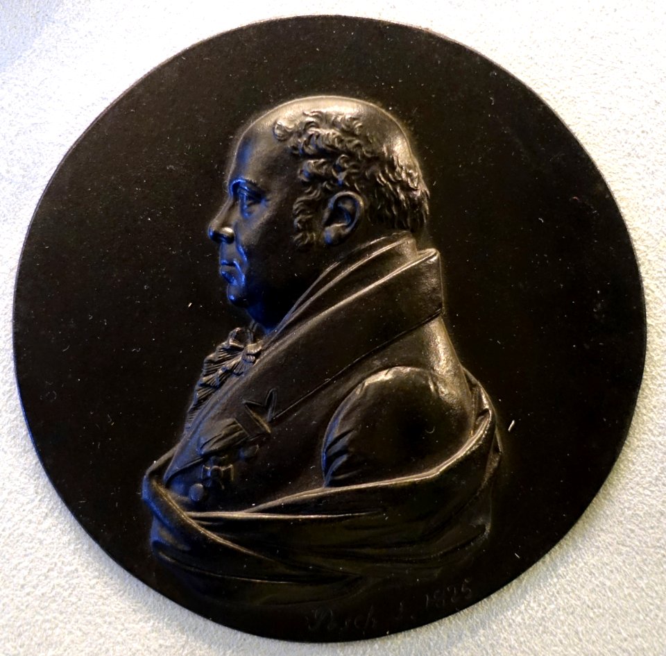 Karl Asmund Rudolphi, anatomist, by Leonhard Posch, iron, 1825 - Bode-Museum - DSC02829