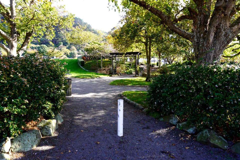 Katherine Mansfield Memorial Park - Entrance near Hobson Street end of Fitzherbert Terrace