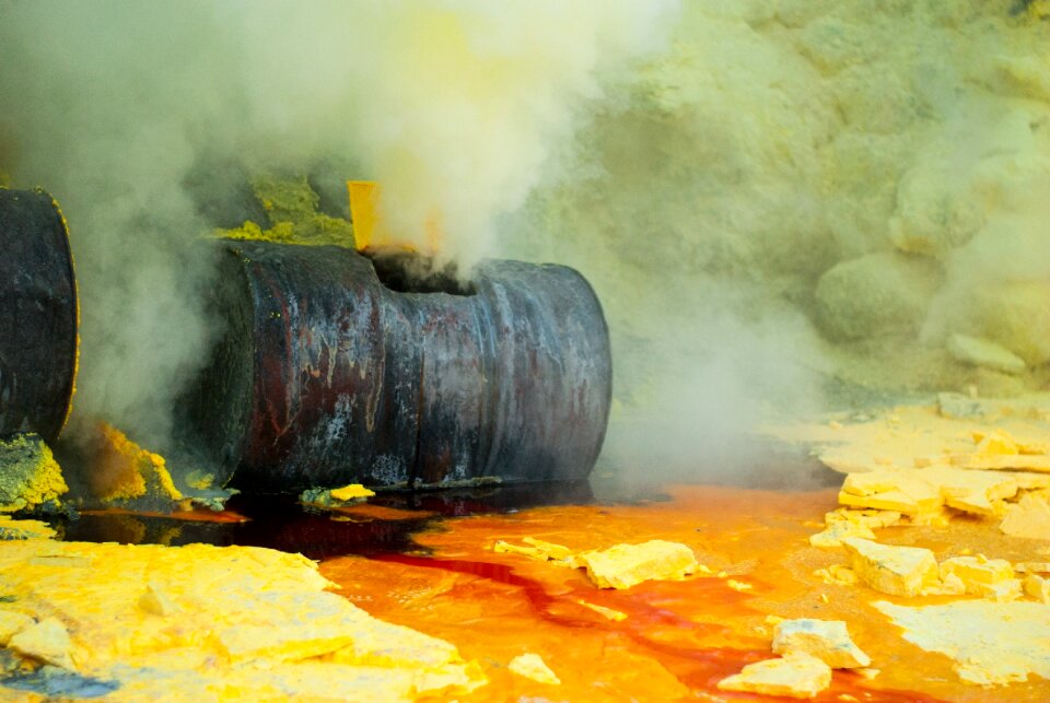 Work volcano indonesia