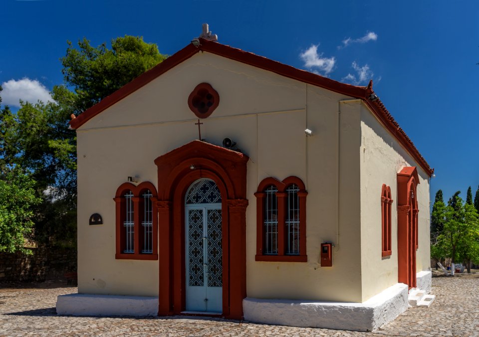 Karababa castle, Chapel of Prophet Elias, Chalkida, Greece