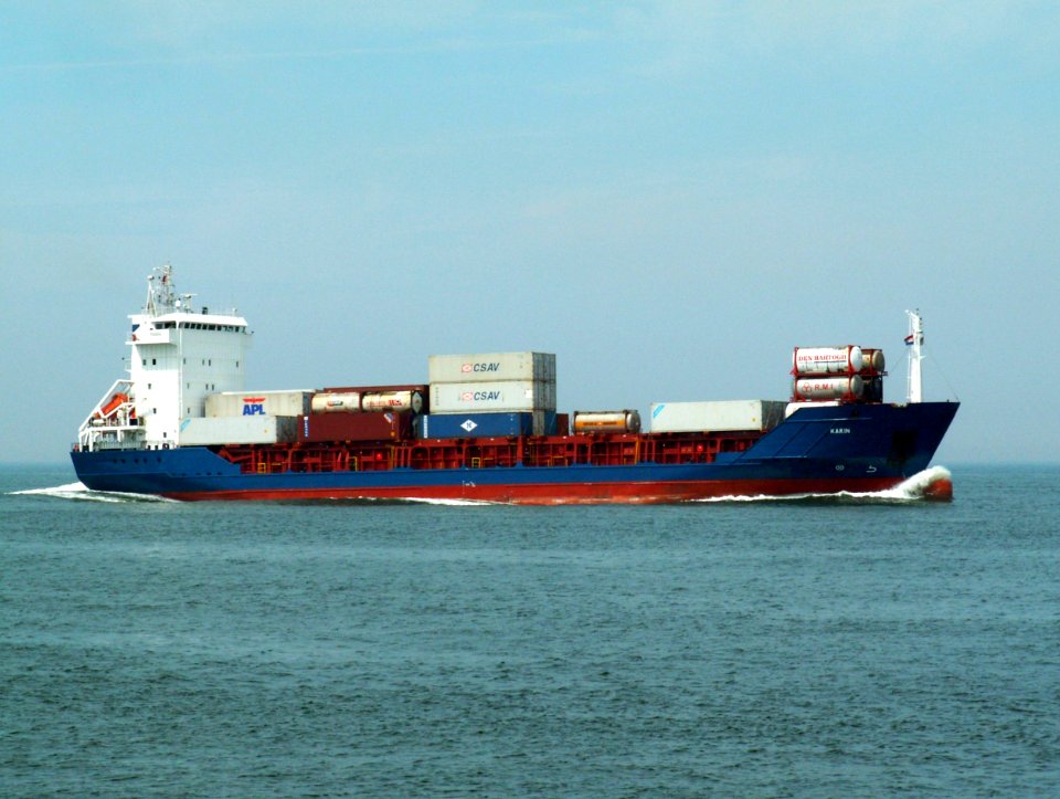 Karin IMO 9125657 approaching Port of Rotterdam 18-Jun-2006