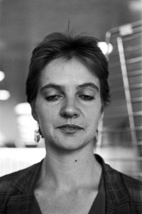 Karin Adelmund, voorzitster Vrouwenbond FNV, Bestanddeelnr 931-7177