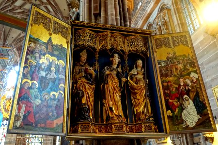 Katharinenaltar - St. Lorenz church - Nuremberg, Germany - DSC01653