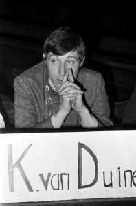 Katholieke Studenten Dagen (KSD 68), teach-in, K. van Duinen, Bestanddeelnr 921-0435