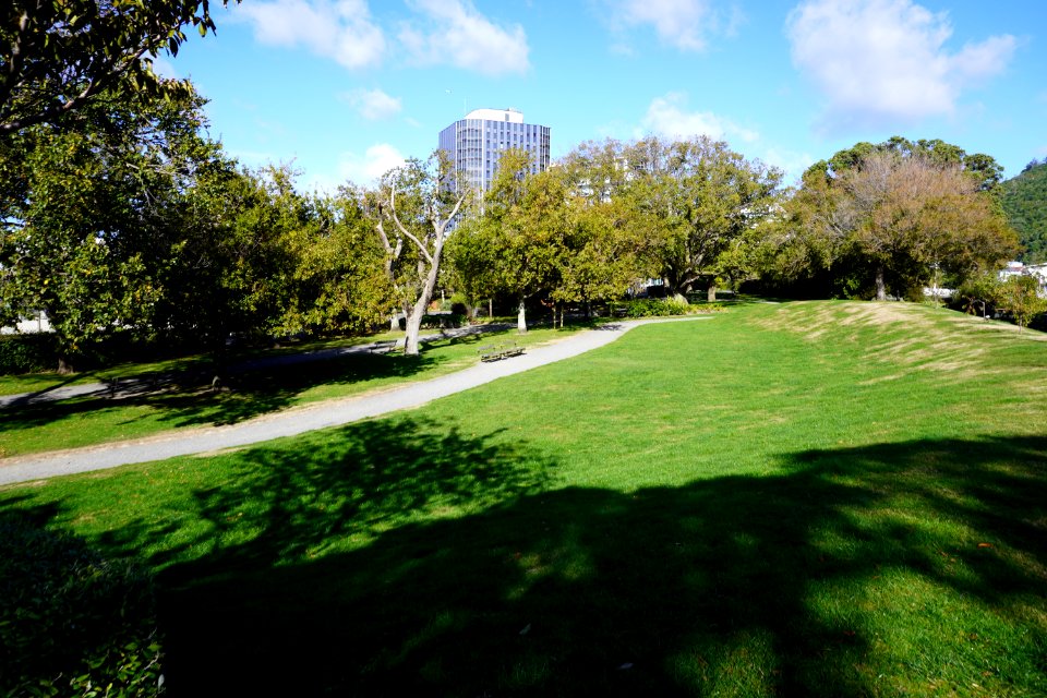 Katherine Mansfield Memorial Park - Open grassy area - 02
