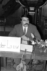 Katholieke Studenten Dagen (KSD 68), teach-in, André van der Louw, Bestanddeelnr 921-0438