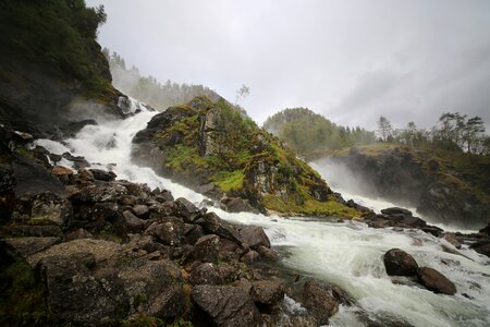 Norway waterfall scandinavia photo