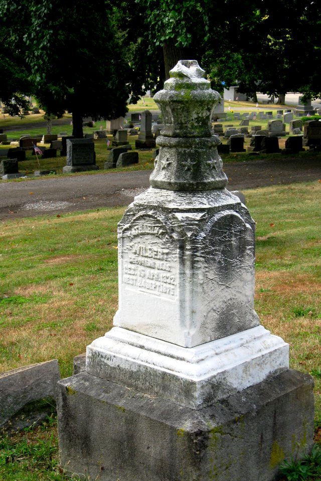 Katharina F. Wilbert monument, Mount Lebanon Cemetery, 2020-07-24, 01