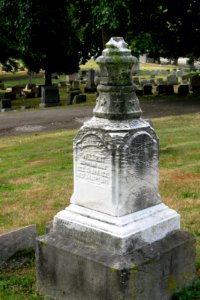 Katharina F. Wilbert monument, Mount Lebanon Cemetery, 2020-07-24, 01