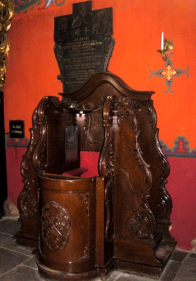 Katedra bydgoska - barokowy konfesjpnał