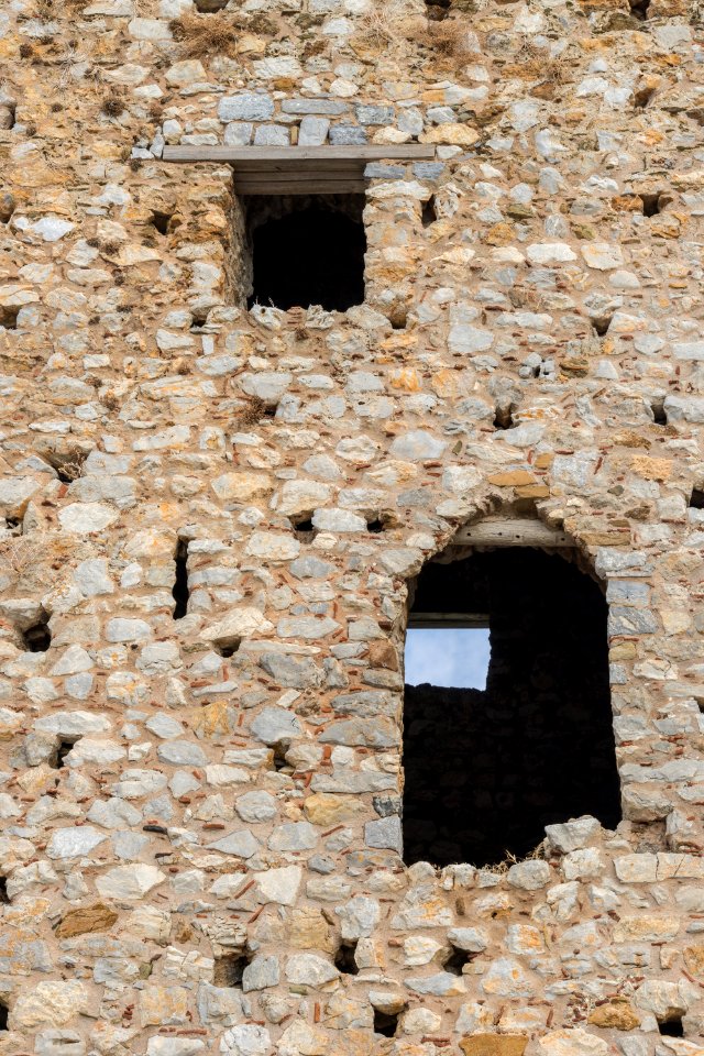 Kastro Trachili Euboea detail Greece