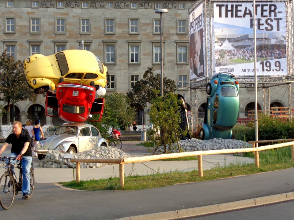 Karlsruhe beetle sculpture