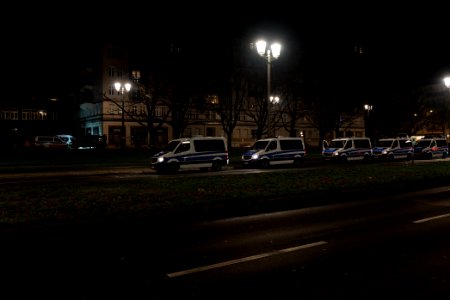 Karl-Marx-Allee Berlin during new year 2021 03