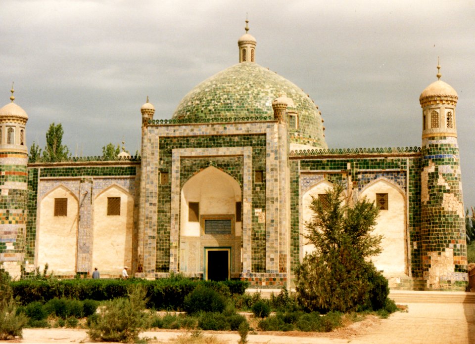 Kashgar-Mausolée d'Abakh Khoja 1996 façade