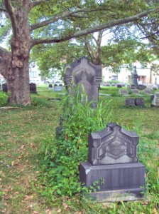Karolina Wessel Monument, Voegtly Cemetery, 2015-08-09. 02