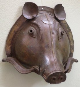 Karnataka or Kerala, Panjurli Bhuta mask, 18th-19th century, Lowe Art Museum
