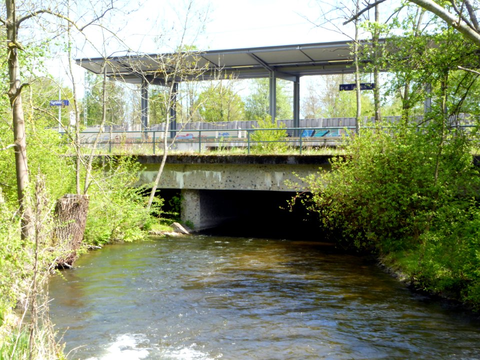 Karlsfeld, Würm unter Bahnhof, 1