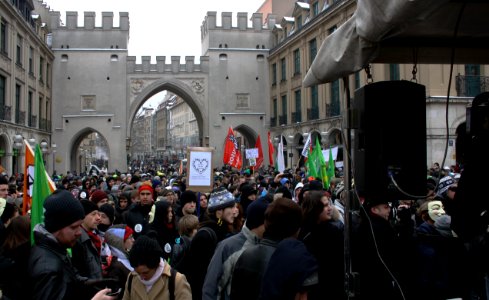 Karstor Munich Protest ACTA