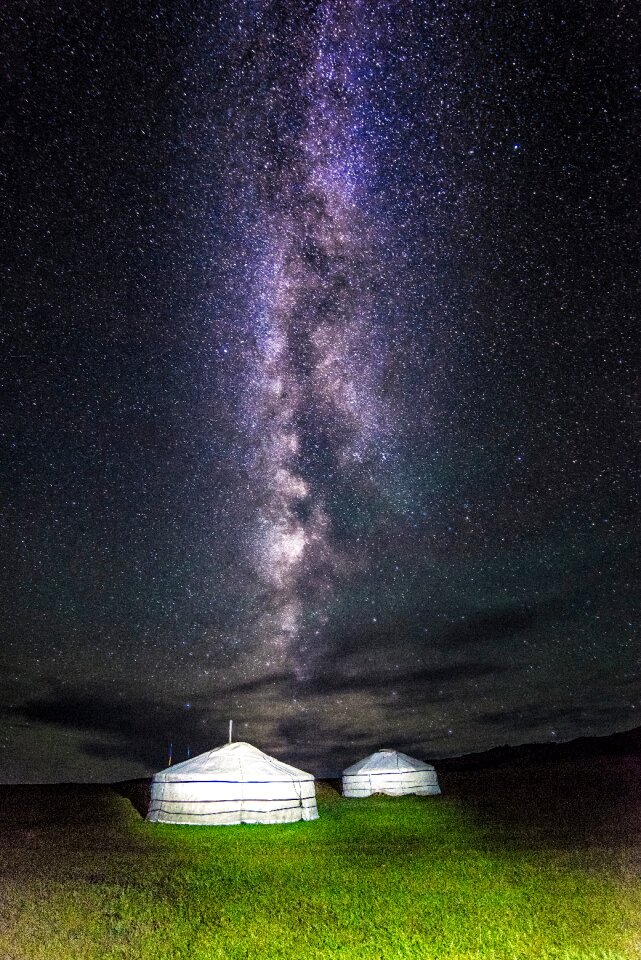 Bogart village july starry sky
