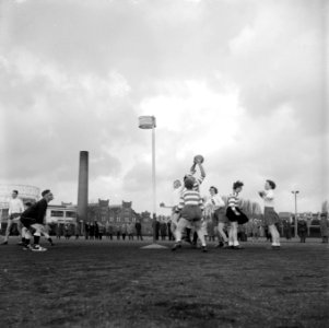 Korfbal Westerkwartier tegen Blauw-Wit, Bestanddeelnr 909-3435 photo