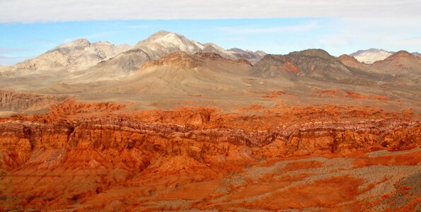 Lake mead ring of fire brown fire