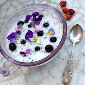 Blueberries smoothie superbär