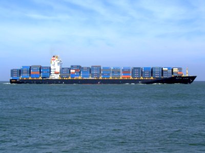 Kota Laju p10 approaching Port of Rotterdam, Holland 19-Apr-2007