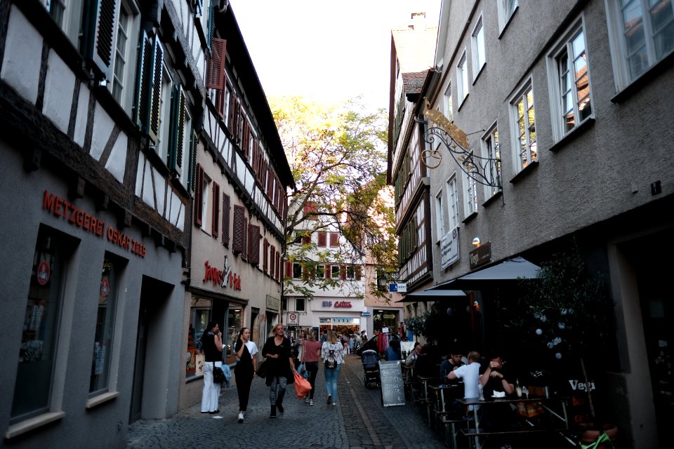 Kornhausstraße, Blick zur Hirschgasse (2018)