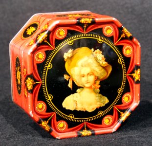 Korffs chocolade octagonaal blikje, foto 6