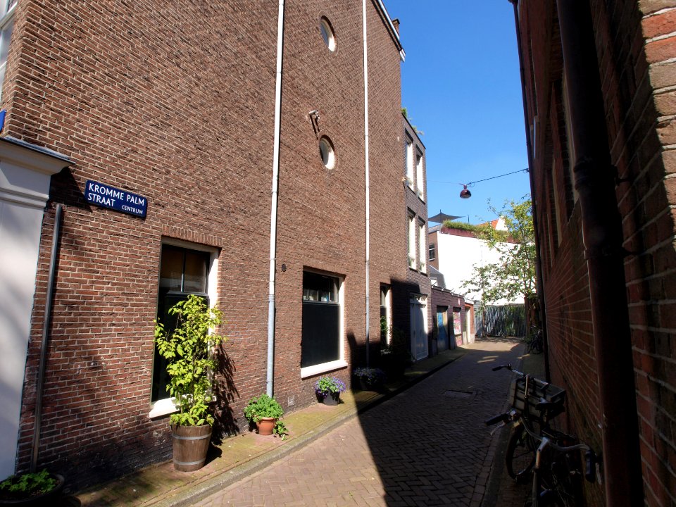 Korte Palmstraat vanaf de Palmgracht, foto 1
