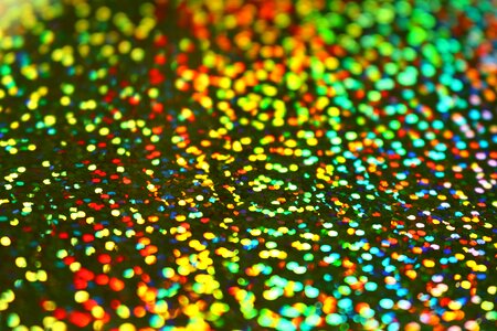 Paper hologram rainbow