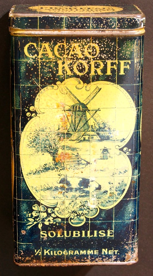 Korff's Cacao tin, 0,5Kilo blikje, pic4
