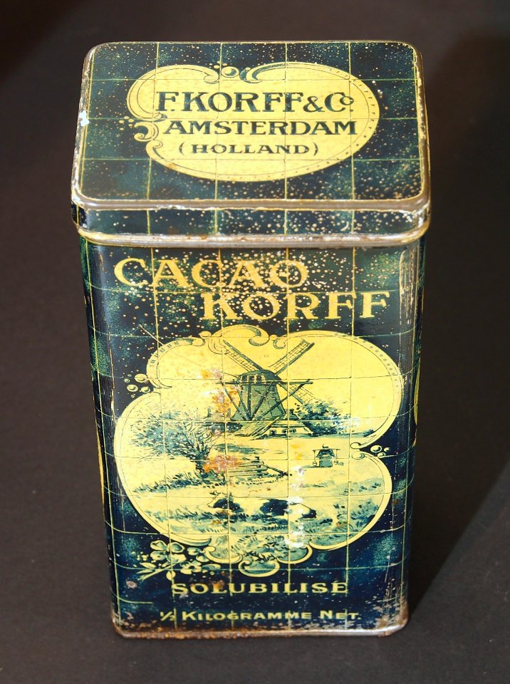 Korff's Cacao tin, 0,5Kilo blikje, pic1
