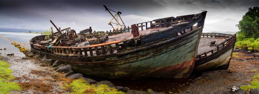 Scotland seashore moody