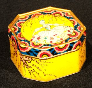 Korffs chocolade octogonaal blikje, foto 5